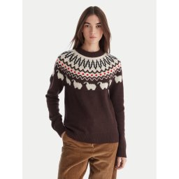 Hunter Пуловер Ashie HARW0074251 Кафяв Regular Fit