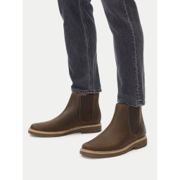 Clarks Боти тип челси Clarkdale Easy 261735327 Кафяв