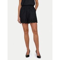 ONLY Шорти от плат Lou 15313167 Черен Loose Fit