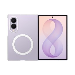Оригинален кейс Samsung Clear Magnet Cover за Galaxy Z Fold 8 - Прозрачен, EF-CF971CTE