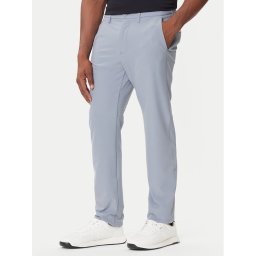BOSS Текстилни панталони T_Commuter 50534303 Сив Slim Fit