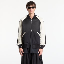 Яке Y-3 Liquid Logo Satin Souvenir Jacket UNISEX Black/ Cream White M