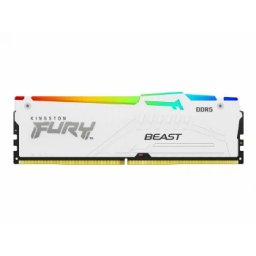 Памет Kingston FURY Beast White RGB 64GB(2x32GB) DDR5 6000MHz CL36 KF560C36BWEAK2-64