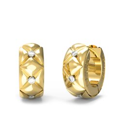 Guess Обици JUBE04 590JW Златист