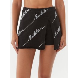 ROTATE Шорти от плат Sequin Logo Mini 110111100 Черен Slim Fit