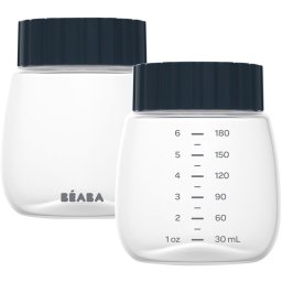 Beaba Breast Milk Collection and Storage Bottle шише за съхранение на кърма Hands-Free Breast Pump 2x180 мл.