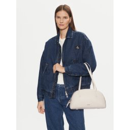Calvin Klein Дамска чанта Ck Glide Elongated Shoulder Bag K60K612819 Бял