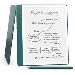 Amazon Kindle Scribe – eBook четец, 10.2" E-Ink, 64GB, Premium Pen, 12 седмици - Зелен
