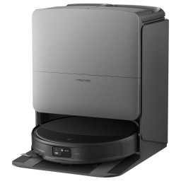 Прахосмукачка робот Roborock Saros 20 Black, 65W, 36000 Pa, 259 мл/2.5 л, AdaptiLift 3.0, Сухо и мокро почистване, StarSight 2.0, 200 мин автономност, Черен