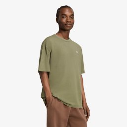 Тениска adidas Trefoil Essentials Washed Loose Dropped Shoulder T-Shirt Olive Strata XL