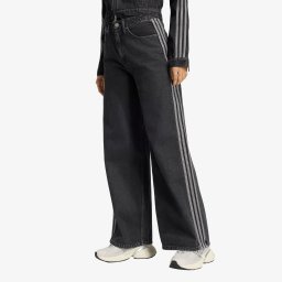 Дънки adidas High Rise Wide Leg Denim Pant True Black Denim 25/30