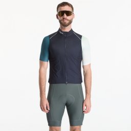 Елек Rapha Men's Brevet Element Wind Gilet Dark Navy/ White S
