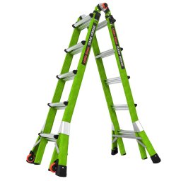 Телескопична стълба от фибростъкло Little Giant, M22 Dark Horse 2.0, 4x5 стъпала