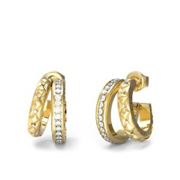 Guess Обици JUBE04 587JW Златист