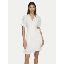 Vila Лятна рокля Sula 14089419 Бял Regular Fit