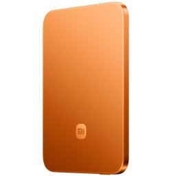 Външна батерия /power bank/ Xiaomi UltraThin Magnetic Power Bank, 5 000mAh, оранжева, 1x USB-C, 15W, безжично зареждане