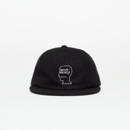 Шапка Brain Dead Flannel Logohead 6 Panel Hat Black Universal