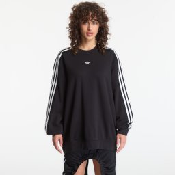 Суитшърт adidas Lace 3 Stripes Crew Black M