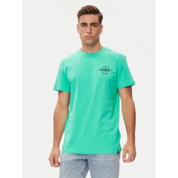 DC Shoes Тишърт Chain Gang Tss ADYZT05348 Зелен Regular Fit
