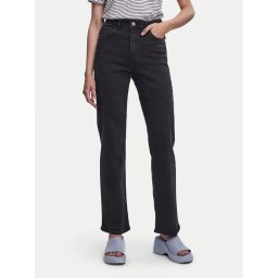Pieces Дънки Kelly 17147294 Черен Straight Fit