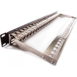 Аксесоар Formrack 19 " patch panel FTP Cat. 6A, 24xRJ45/s (KEJ-CEA-S-10G), 1U, black
