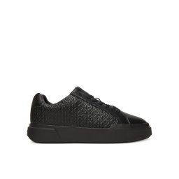 Calvin Klein Сникърси Chunky Cupsole Laceup Lth Aop YM0YM01383 Черен