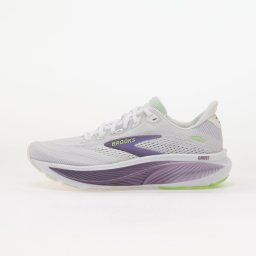 Brooks Ghost 18 White/ Purple Hebe/ Green 7
