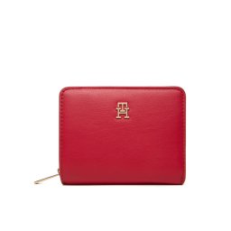Tommy Hilfiger Портфейл Th Icon Med Za Flap AW0AW17742 Червен