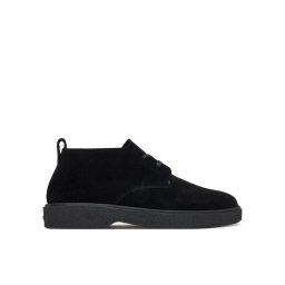 Calvin Klein Сникърси Text Rubber Desert Boot Su HM0HM01978 Черен