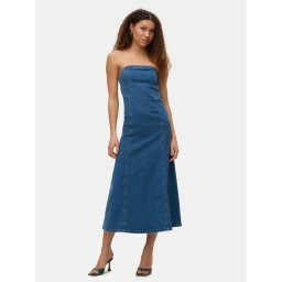 Vero Moda Дънкова рокля Ailey 10328202 Син Regular Fit
