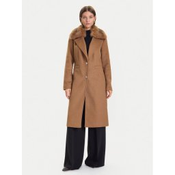 Guess Вълнено палто W5BL19 W2642 Кафяв Regular Fit