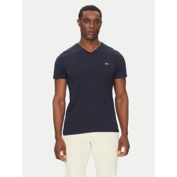 Lacoste Тишърт TH6710 Тъмносин Regular Fit