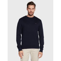 Tommy Hilfiger Пуловер MW0MW28046 Тъмносин Regular Fit