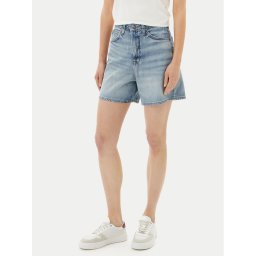 Lee Дънкови шорти Stella 112363786 Син Wide Leg
