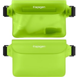 Водоустойчив кейс Spigen Aqua Shield WaterProof Waist Bag A620 2 броя - cactus gren