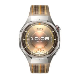Huawei Watch GT6 Pro - 1.47" AMOLED, Пулс/SpO2/ЕКГ/Сън, 5ATM - Титаниев/Кафяв