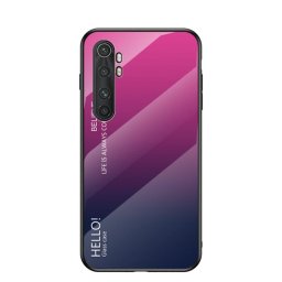 Силиконов кейс със стъклен гръб за Xiaomi Mi Note 10 Lite - нощно небе