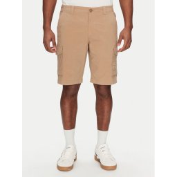 Napapijri Шорти от плат N-Horton NP0A4HOS Бежов Regular Fit