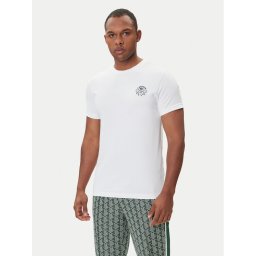 Lacoste Тишърт TH7712 Бял Regular Fit
