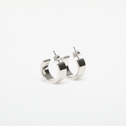 Обеци MM6 Earrings Shiny Palladium Universal