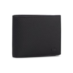 Lacoste Портфейл Billfold Zip Case NH2826CE Черен