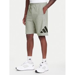 adidas Спортни шорти Essentials Big Logo JE8957 Сив Regular Fit