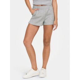 ONLY Спортни шорти Sweat 15245800 Сив Regular Fit