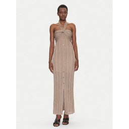 Marciano Guess Плетена рокля 5GGK48 5811Z Бежов Slim Fit