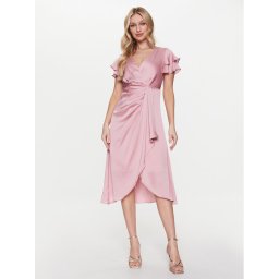 DKNY Коктейлна рокля DD2KM406 Розов Regular Fit