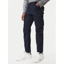G-Star Raw Текстилни панталони Rovic 3D D02190 Тъмносин Regular Fit