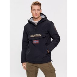 Napapijri Анорак Rainforest Pocket 2 NP0A4GMD Черен Regular Fit