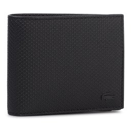 Портфейл Lacoste Billfold Zip Case NH2826CE Черен