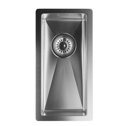 Klarstein Кухненска мивка TitanSteel 45 x 23 см (LxW) с повърхност, устойчива на ръжда, драскотини и топлина (SIK1-TitanSteel-1840)