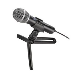 Микрофон Audio-Technica ATR2100x-USB, динамичен кардиоиден, 50-15,000 Hz, USB Type C/XLR конектори, черен